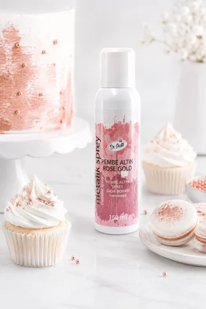 Dr. Gusto Rose Gold Sprey Gıda Boyası 150 ml
