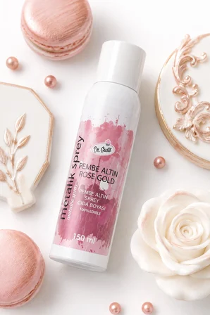 Dr. Gusto Rose Gold Sprey Gıda Boyası 150 ml