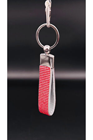 Kırmızı Taşlı Anahtarlık