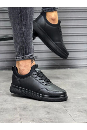 Anatomik Esnek Taban Günlük Lastikli Bağcıksız Spor Ayakkabı Ergonomik Sneaker