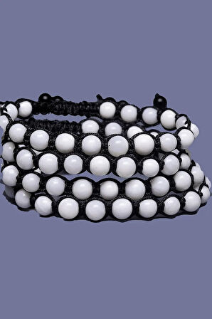 Sertifikalı Sedef Taşı Doğal Taş Bileklik (aaa Kalite)