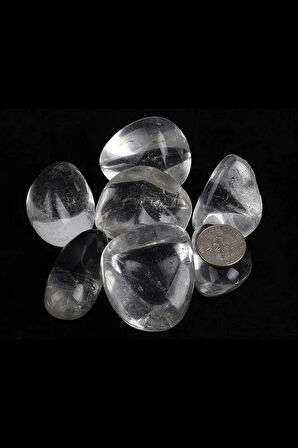 Sertifikalı Kristal Kuvars Taşı Doğal Taş Kütle 3 Adet Parça