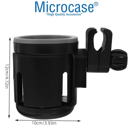Microcase Bisiklet Bebek Arabası İçin 2Li Şişe Biberon Bardak Tutucu - Al4010