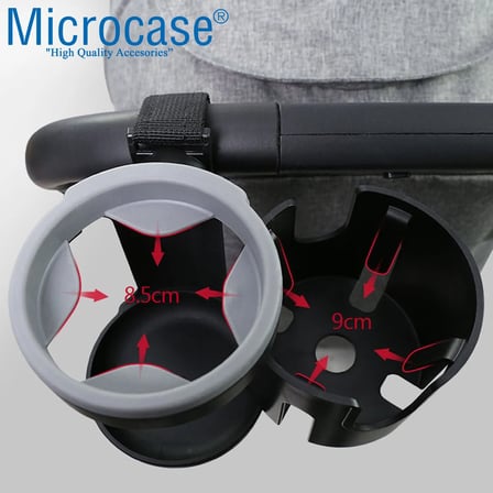Microcase Bisiklet Bebek Arabası İçin 2Li Şişe Biberon Bardak Tutucu - Al4010