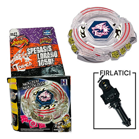 BEYBLADE BB43 Lightning L-Drago Metal Fusion Beybilet 4D System -15830T-BEYBLADE EVRENI