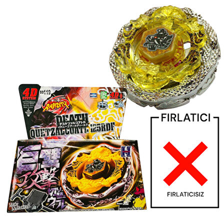 BEYBLADE BB119 Death Quetzalcoatl Metal Fusion Beybilet 4D System  -FIRLATICISIZ-BEYBLADE EVRENI