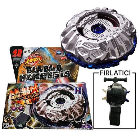 BEYBLADE BB120 Prototype Nemesis Metal Fusion Beybilet 4D System -15829-BEYBLADE EVRENI