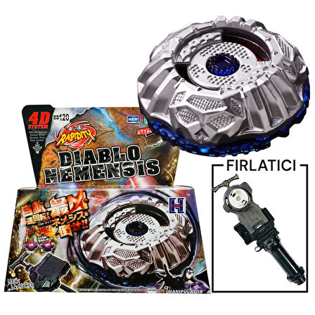 BEYBLADE BB120 Prototype Nemesis Metal Fusion Beybilet 4D System -15829T-BEYBLADE EVRENI