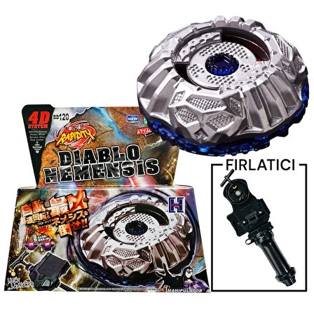 BEYBLADE BB120 Prototype Nemesis Metal Fusion Beybilet 4D System -15830T-BEYBLADE EVRENI