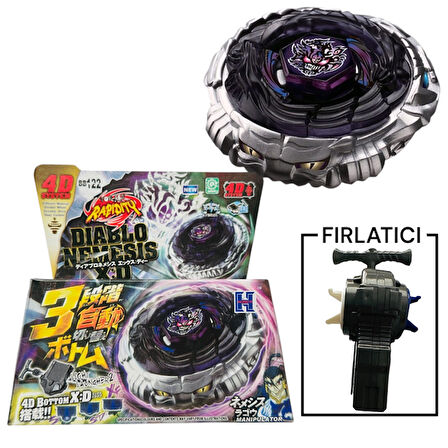 BEYBLADE BB122 Diablo Nemesis Metal Fusion Beybilet 4d System  -15829-BEYBLADE EVRENI