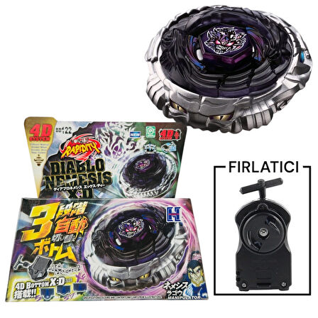 BEYBLADE BB122 Diablo Nemesis Metal Fusion Beybilet 4d System  -15830-BEYBLADE EVRENI