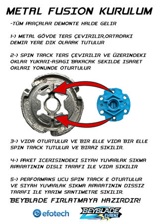 BEYBLADE BB122 Diablo Nemesis Metal Fusion Beybilet 4d System  -15830-BEYBLADE EVRENI