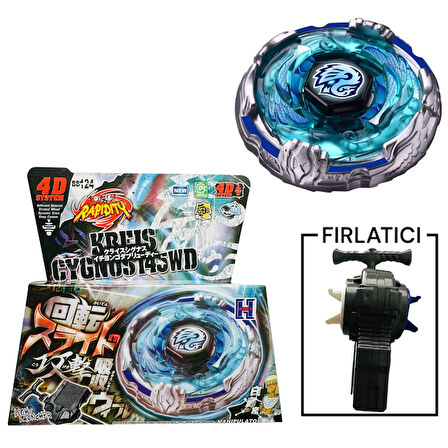 BEYBLADE BB124 System Kreis Cygnus  Metal Fusion Beybilet 4d System  -15829-BEYBLADE EVRENI