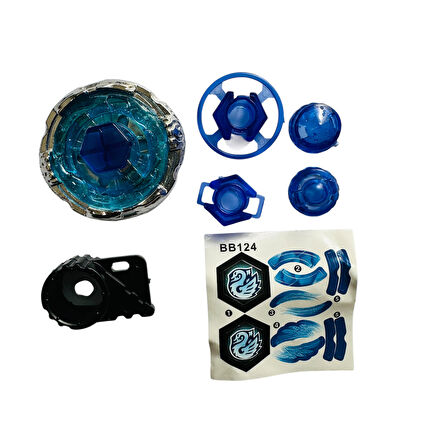 BEYBLADE BB124 System Kreis Cygnus  Metal Fusion Beybilet 4d System  -15829-BEYBLADE EVRENI