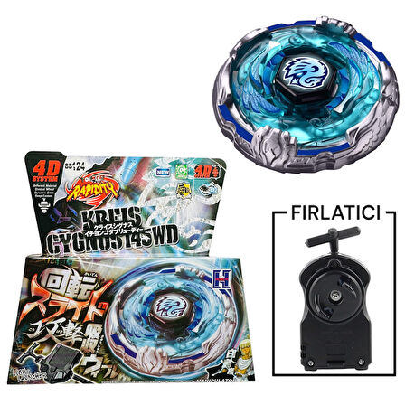 BEYBLADE BB124 System Kreis Cygnus  Metal Fusion Beybilet 4d System  -15830-BEYBLADE EVRENI
