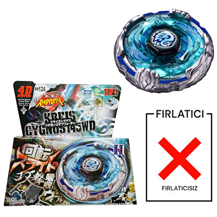 BEYBLADE BB124 System Kreis Cygnus  Metal Fusion Beybilet 4d System  -FIRLATICISIZ-BEYBLADE EVRENI