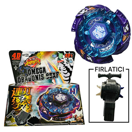 BEYBLADE BB128 Omega Dragonis Metal Fusion Beybilet 4d System  -15829-BEYBLADE EVRENI