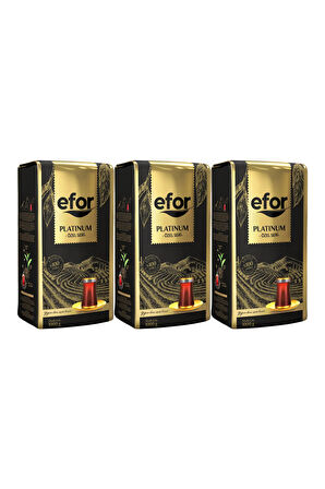 Platinum Çay 1 Kg 3lü Set - Yüksek Kaliteli Dökme Siyah Çay