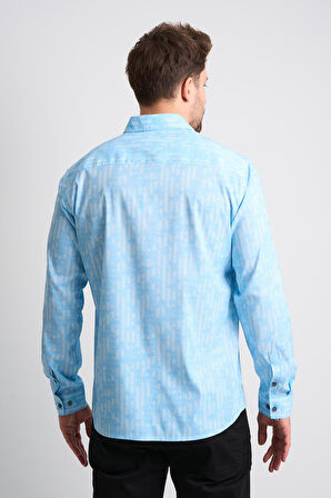 ALEXANDERGARDI Desenli Uzun Kollu Erkek Gömlek