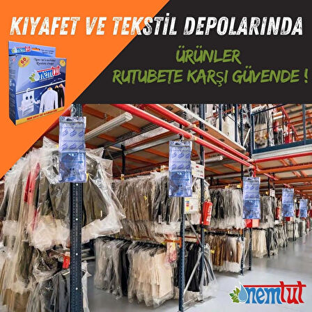 Nem Tutucu Giderici Rutubet Emici Kötü Koku Giderici Küf Ve Korozyon Önleyici 10 Kutu 20 Paket 10 Kg