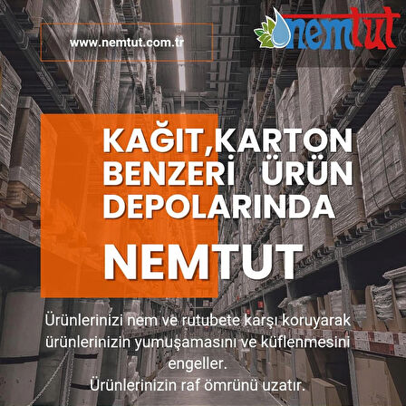 Rutubet Giderici Nem Emici Koku Küf Ve Korozyon Önleyici 1 Kutu 2 Paket 1 Kg