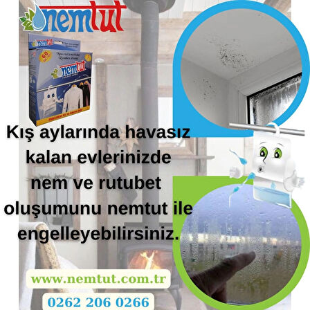 Rutubet Giderici Nem Emici Koku Küf Ve Korozyon Önleyici 5 Kutu 10 Paket 5 Kg