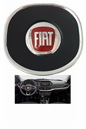 FİAT EGEA DİREKSİYON GÖBEK LOGOSU KAPAK AMBLEMİ (EGEA CROSS'A UYMAZ)