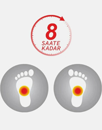 Hot-Comfort 8 Saat Etkili Ayak Isıtıcı Pad 6x2'li Paket