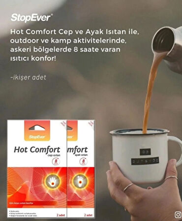 Hot-Comfort 8 Saat Etkili Ayak Isıtıcı Pad 6x2'li Paket