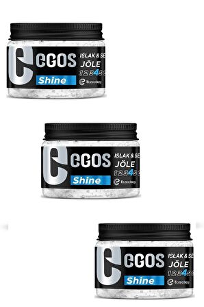 EGOS Islak & Sert Jöle Shine No 4 400 Ml X 3 Adet