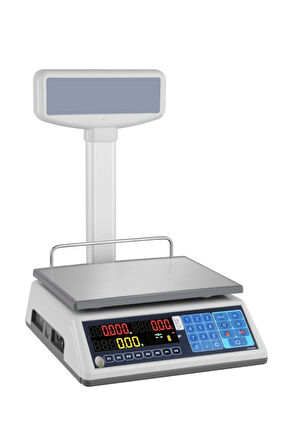 Ege Led V3 T Boyun 15 Kg X 2 / 5 gr Fiyat Hesaplamalı Terazi