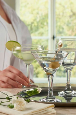 6'lı Bistro Martini Kadeh 280 cc