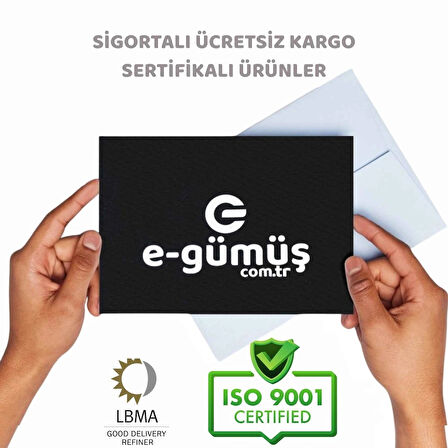 E-GÜMÜŞ 5gr Külçe Gümüş