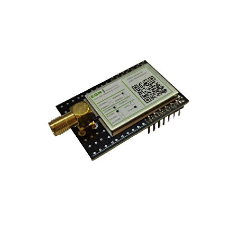 NTR09RSH4 433MHz RF LoRa Transceiver Modülü (SX1262, SAW Filtre, TCXO, RF Ekran, +20dBm, SMA RF Konnektör)
