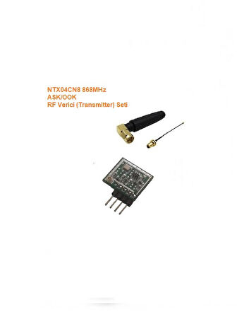 868MHz ASK/OOK RF Verici Seti (NTX04CN8-SET)