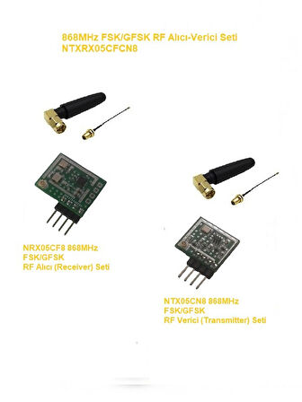 868MHz FSK/GFSK RF Alıcı Verici Seti (NTXRX05CFCN8)