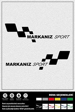 MARKANIZ SPORT STICKER 45 x 15 cm