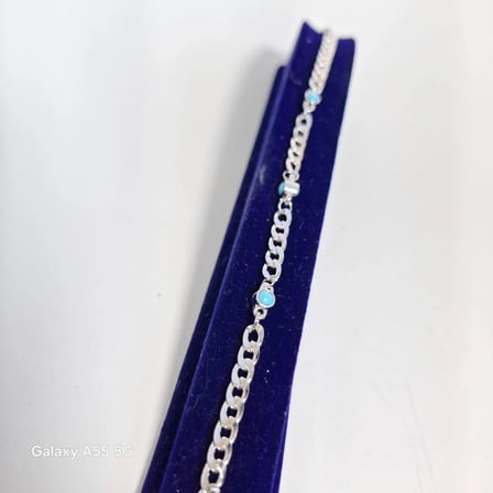 EG Design 3'lü Kombin Set: Altın Tonlu Nazar Boncuklu, Gümüş Renkli Firuze Taşlı ve Fatma Ana Eli Figürlü Bileklik (20-21 cm)