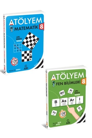 Arı Yayınları Matematik+Fen Bilimleri Atölyem (Yazılı Eki Hediyeli) set