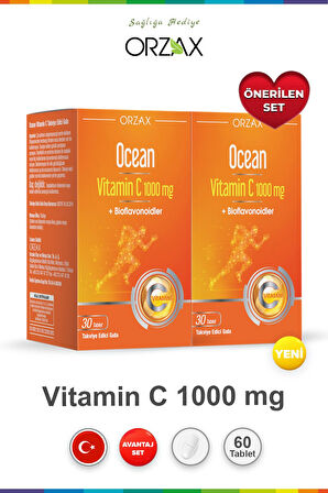 Ocean Vitamin C 1000 mg 30 Tablet 2 Adet