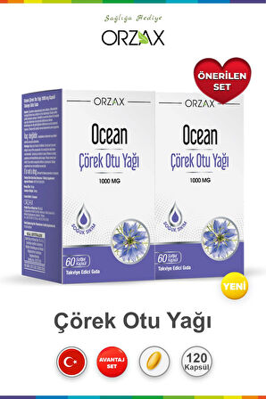 Ocean Çörek Otu Yağı 60 Kapsül 2 Adet