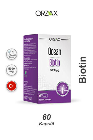 Ocean Biotin 5000 Mcg 60 Kapsül