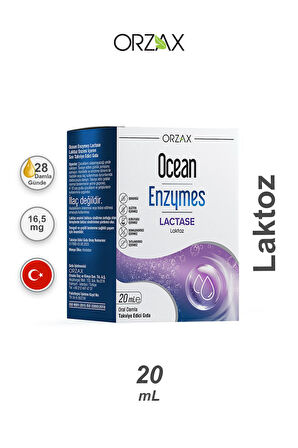 Ocean Enzymes Lactase Damla 20 ml