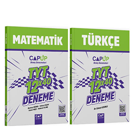 Çap Yayınları TYT Matematik ve Türkçe Deneme Seti 2 Kitap