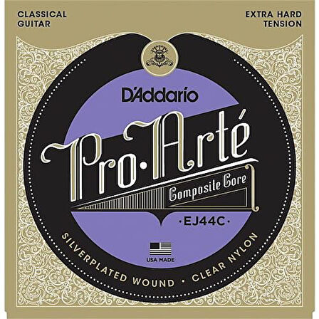 DADDARIO EJ44C PRO-ARTE KLASİK GİTAR TEL SETİ, COMPOSITE CORE, EXTRA HARD TENSION