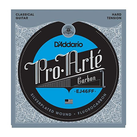 DADDARIO EJ46FF PRO-ARTE KLASİK GİTAR TEL SETİ, CARBON, HARD TENSION