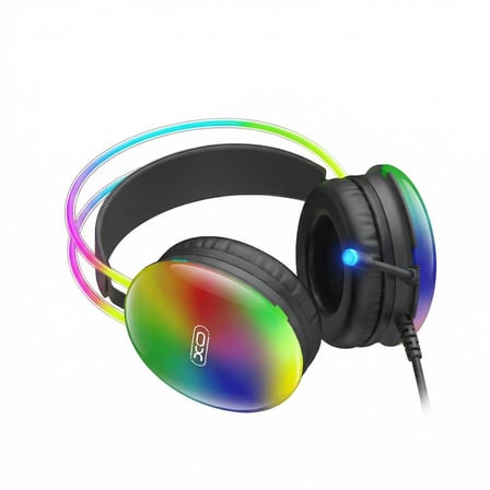 Özel Seri Çevrim İçi Ses Kontrollü Masaüstü Cihaz XO GE11 RGB Işıklı Mikrofonlu 50 mm