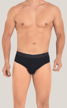 Özel Seri Erkek Bambu Slip Külot Düz Lacivert 3'lü Paket Normal Bel Yetişkin Giyim