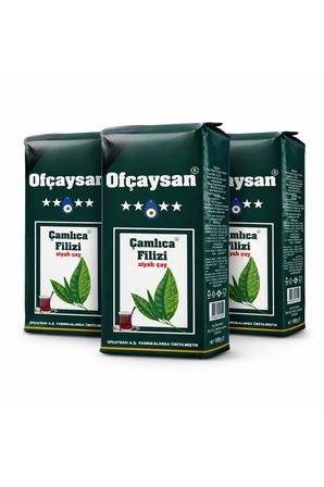Ofçaysan Çamlıca Filizi Siyah Çay 3x1000 gr (3’lü Paket) 2026 Taze Dökme Çay