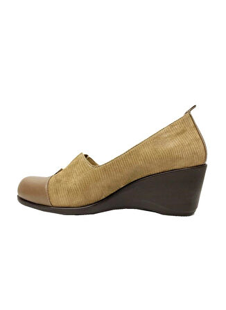 Nish Exclusive 910 Kadın Hakiki Deri Topuklu Klasik Ayakkabı